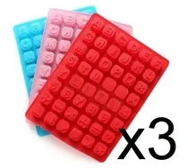 Comprar Moldes  Para Bombones Silicona Cubetera Pack X3 Hielo