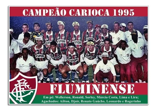 Campeões cariocas de 1995 pelo Fluminense se reúnem em Laranjeiras