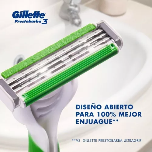 Máquina de Afeitar Gillette Prestobarba3 Sensitive 3 un.