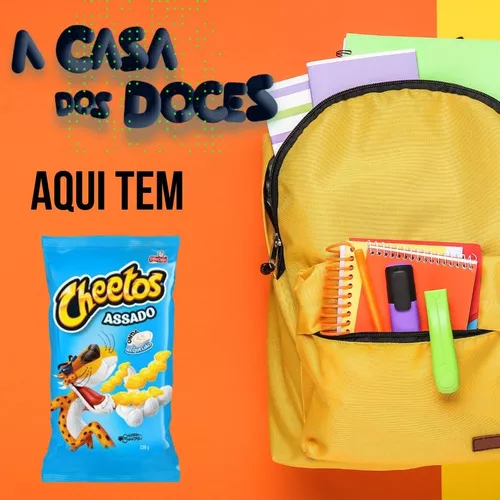 KIT C/ 10 SALGADINHO CHEETOS REQUEIJAO ELMA CHIPS 23G - RYKA EXPRESS