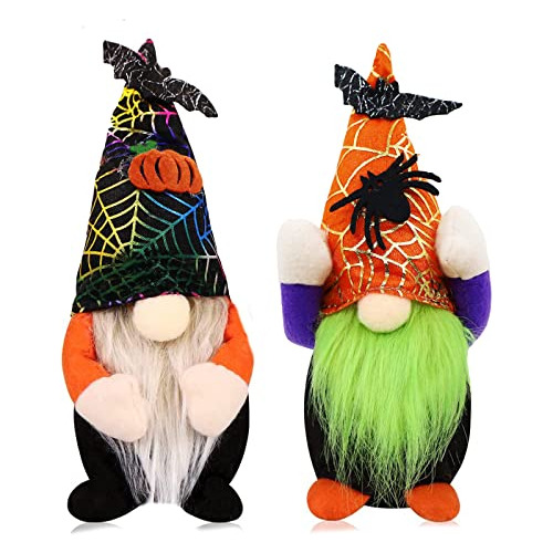 Figurines De Peluche De Duendes De Halloween, 2pcs Deco...