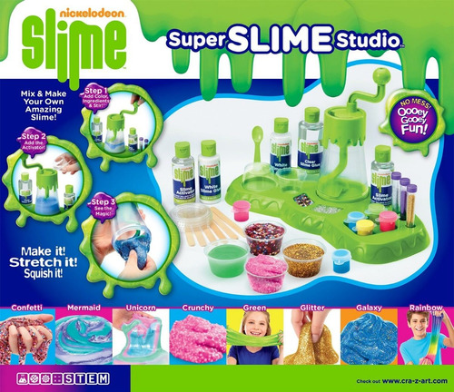 Fabrica De Slime Nickelodeon Kit Completo Envió Inmediato