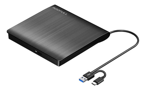 Roofull Usb 3.0 Unidad Externa Cd Dvd Negro