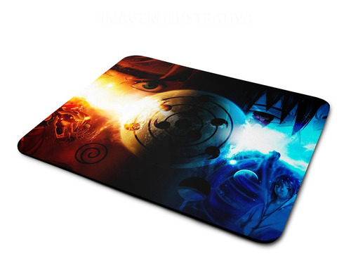 Imagem 2 de 3 de Mouse Pad Personalizado - Naruto Vs Sasuke