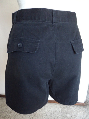 Short Negro Con Bolsas Dockers Talla-10 (m) Sht384 (Usado)