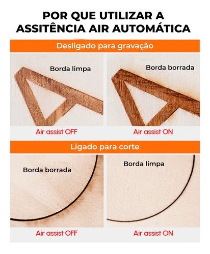 Gravadora Laser Algo Delta 22w Grava Inox