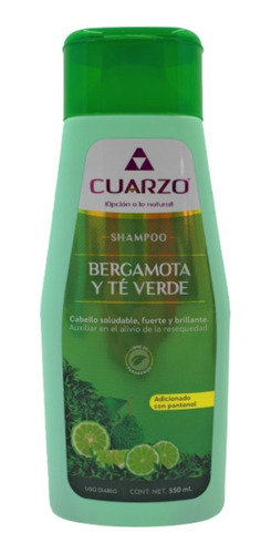 Shampoo Berga Mota Y Té Verde Cuarzo 550 Ml Envio Hoy