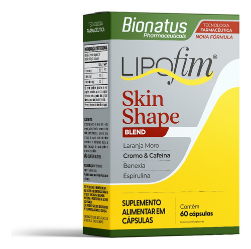 Lipofim Skin Shape 60caps Bionatus