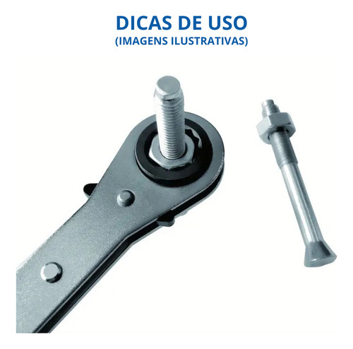 Chave Catraca Aço 4 Bitolas 1/4 3/16 5/16 3/8 Refrigeração