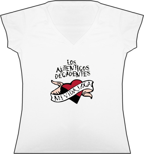 Blusa Camiseta Dama Autenticos Decadentes Ska Bca Urbanoz