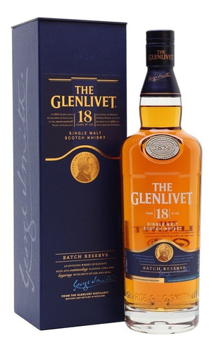 Whisky The Glenlivet 18 Años 700ml. Con Estuche  Cuotas