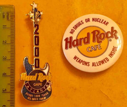 Hard Rock Café Atlanta 2000 + Broche Redondo