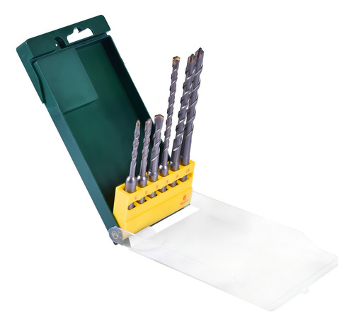 Jogo de brocas Bosch SDS Plus-1 para concreto Ø 5-6-6-8-8-10 mm com 6 peças