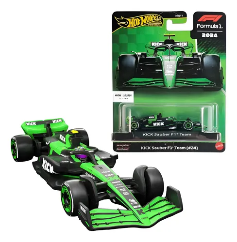 Miniatura Formula 1 Hot Wheels Premium 2024 Mattel Verde | Frete