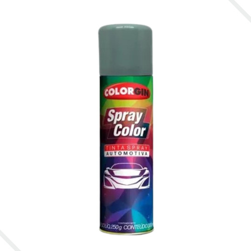 Tinta Spray Automotivo Colorgin Cinza Placa - 300ml