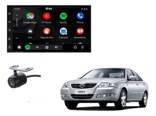 Kit Radio Android 9.1 Netflix Waze Sm3 2006 2007 2008 2009