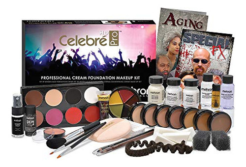 Kit De Crema Celebre Pro De Maquillaje De Mehron (light/medi