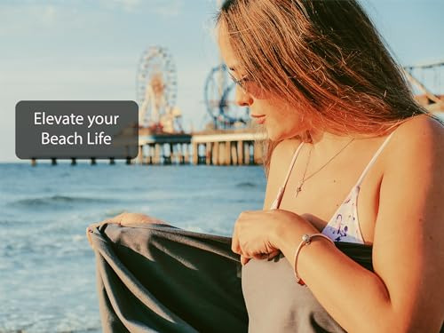 Toalla De Microfibra Extragrande Para Playa Y Viajes