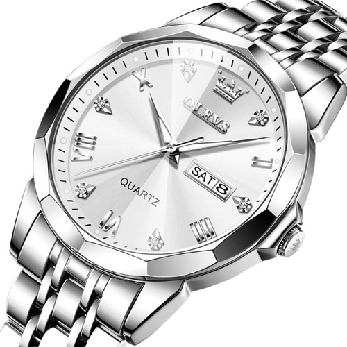 Reloj Analógico De Cuarzo Impermeable Para Hombre Olevs 9931