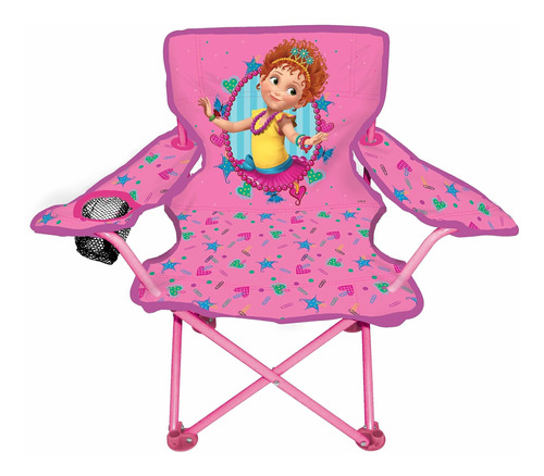 Jakks Pacific Fancy Nancy Camp Chair For Kids, Portable Camp