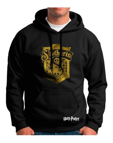 Buzo Capota Hoodie Harry Potter Slytherin Correr Caminar H