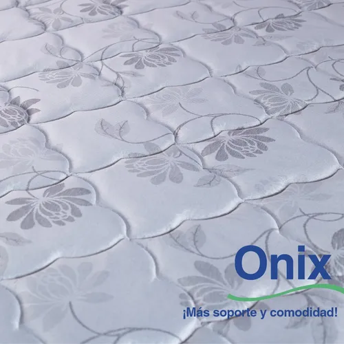 Colchón Onix 100x190cm 1 Y 1/2 Plaza De Resortes Inducol
