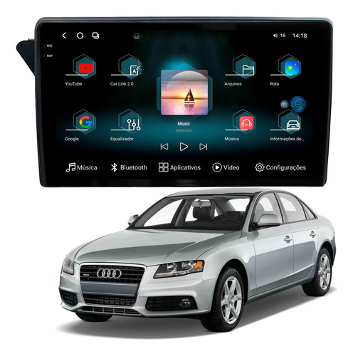 Multimídia Aikon Fóton G3 A4 2009/2016 12+256gb Octa 2k 10p