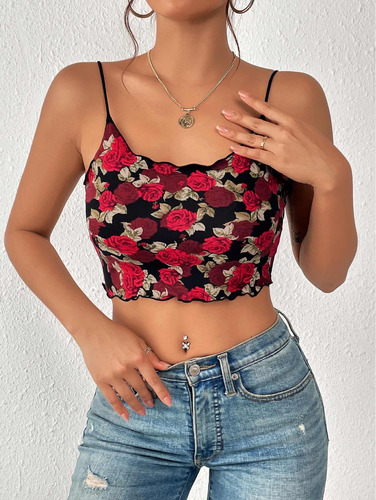 Top De Dama Estampado Floral