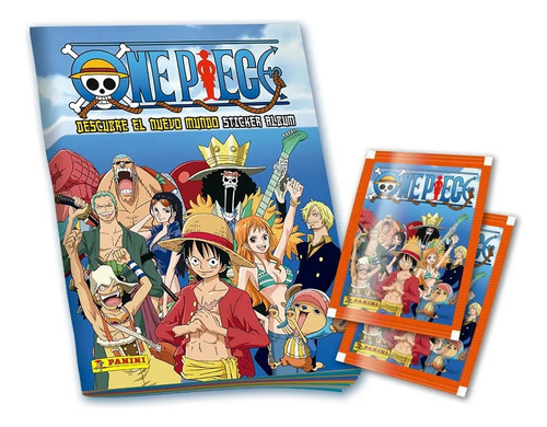 Álbum + 40 Sobres One Piece (descubre El Nuevo Mundo)