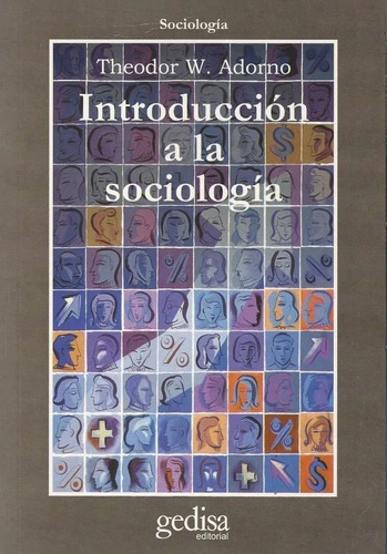 Libro Introduccion A La Sociologia Theodor W. Adorno 