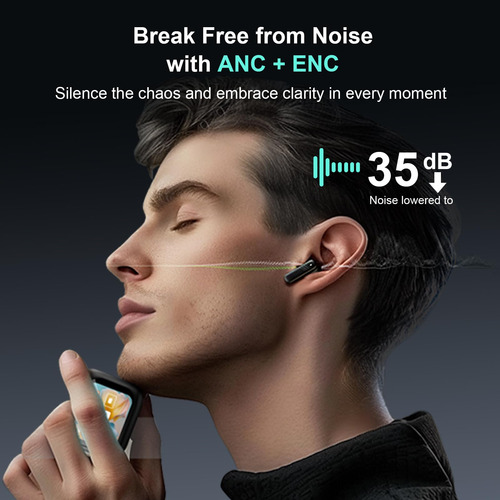 Audífonos Inalámbricos Bluetooth 5.4 Anc Enc Con Pantalla