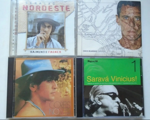  #d Lote 7 Cds - Musica Popular De Brasil - Buarque Caetan 