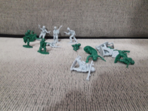 20 Soldados Plasticos Soldaditos Bolsa Gv72