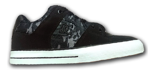 Zapatillas Dc Shoes Pure Negro Blanco Talle 34 - Liquidación