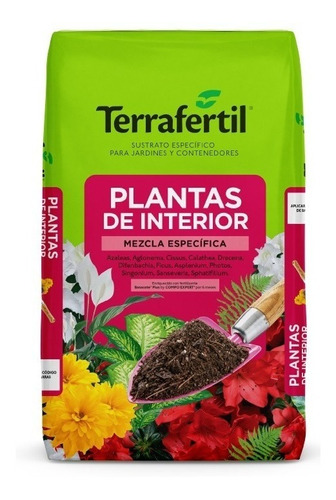 Sustrato Plantas De Interior 5 Lts Distribuidor Terrafertil