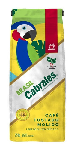 Imagen 1 de 6 de Cafe Molido Cabrales Brasil 250g Sin Tacc