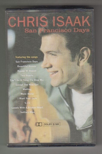 1993 Cassete Promo Uruguay Chris Isaak San Francisco Days 