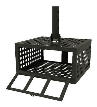 Suporte Antifurto Gaiola Preto Projetor Regulagem Multivisão
