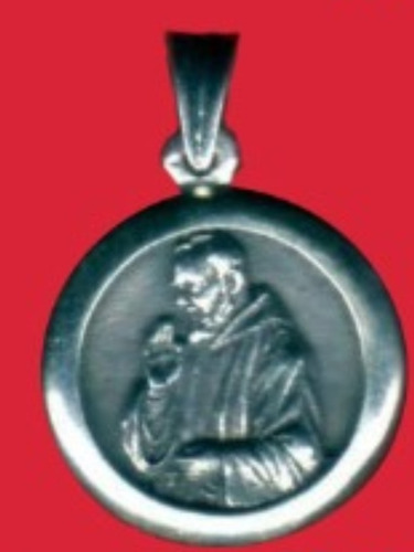 Medalla Padre Pio 30 Mm Plata 925 Kendra Joyas