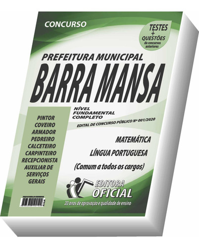 Apostila Prefeitura De Barra Mansa - Nível Fundamental