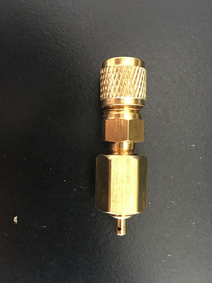 Adaptador de gas para acampada 2 unidades, dorado YGSAT