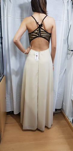Vestido Largo Combinado