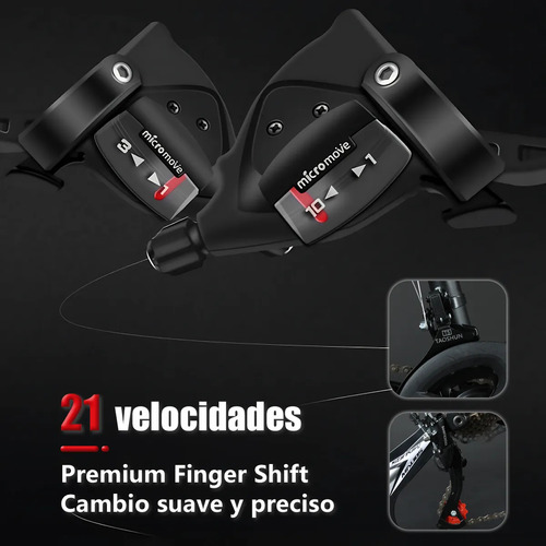 Bicicleta r26 de montaña frenos disco amortiguadores 21 velocidades ajustable Alarconty