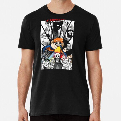 Remera Scott Pilgrim Contra El Mundo Algodon Premium