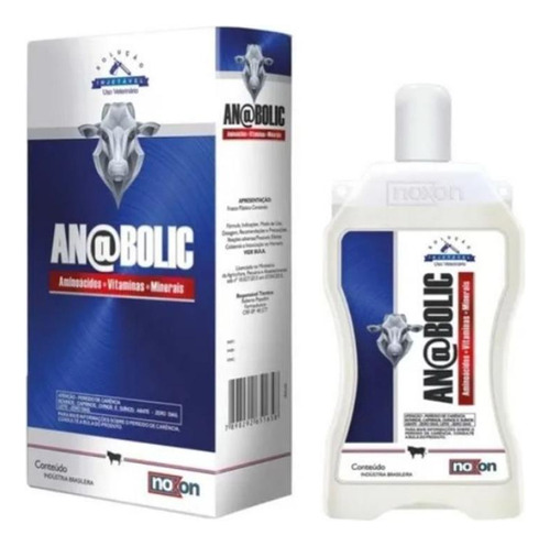 Anabolic Aminoácidos 500 Ml Injetável - Nutriagro