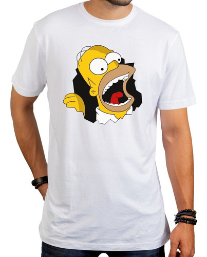 Remera Simpson Homero Hombre Mujer Niños Modal Premium