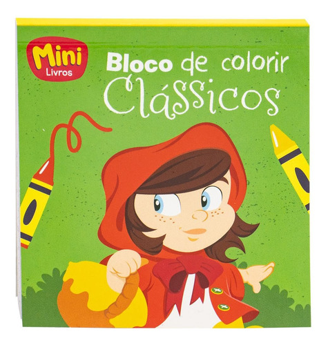 Mini Livros - Bloco De Colorir Clássicos