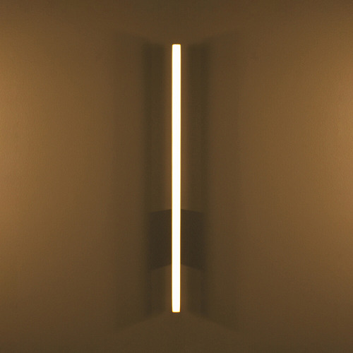 Arandela Led Linear 3000k 13w 60cm Alumínio Dourado Ar2106