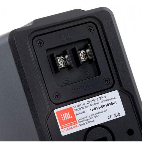 Jbl Control 23-1 Par de altavoces de 2 vías de 100 W negros N/A