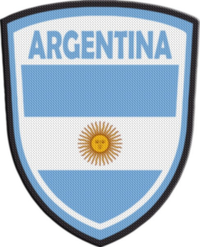 Parche Termoadhesivo Escudo Argentina